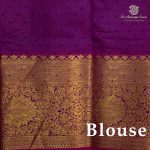 Semi Mysore Silk Sarees - Dual Shade Purple SASFS36650 - Image 3