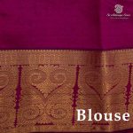 Semi Mysore Silk Sarees - Burgundy SASFS36653 - Image 3