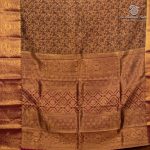 Semi Mysore Silk Sarees - Dark Beige SASFS36654 - Image 4