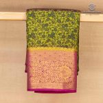 Semi Mysore Silk Sarees - Dual Shade Green SASFS36655
