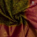 Semi Mysore Silk Sarees - Dual Shade Green SASFS36655 - Image 2