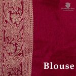 Fancy Satin Sarees - Burgundy SASFS36683 - Image 3