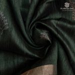 Fancy Raw Silk Saree - Greyish Green SASFS36686 - Image 2