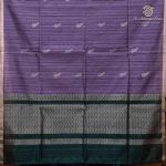 Fancy Raw Silk Saree - Dark Lilac SASFS36688 - Image 4