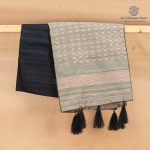 Fancy Raw Silk Saree - Black SASFS36691