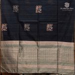 Fancy Raw Silk Saree - Black SASFS36691 - Image 4