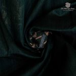 Fancy Raw Silk Saree - Dark Green SASFS36692 - Image 2