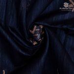 Fancy Raw Silk Saree - Dark Royal Blue SASFS36693 - Image 2