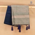 Fancy Raw Silk Saree - Dark Royal Blue SASFS36693