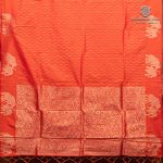 Fancy Raw Silk Saree - Bright Orange SASFS36750 - Image 4