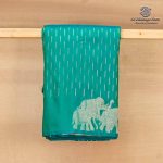 Fancy Raw Silk Saree - Aqua Green SASFS36751