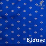 Fancy Raw Silk Saree - Navy Blue SASFS36752 - Image 3