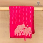Fancy Raw Silk Saree - Pink SASFS36753