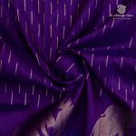 Fancy Raw Silk Saree - Dark Violet SASFS36754 - Image 2