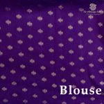 Fancy Raw Silk Saree - Dark Violet SASFS36754 - Image 3