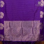 Fancy Raw Silk Saree - Dark Violet SASFS36754 - Image 4