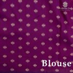 Fancy Raw Silk Saree - Dual Shade Purple SASFS36755 - Image 3