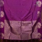Fancy Raw Silk Saree - Dual Shade Purple SASFS36755 - Image 4