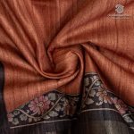 Fancy Tussar Sarees - Wood Brown SASFS36761 - Image 2