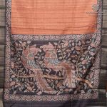 Fancy Tussar Sarees - Wood Brown SASFS36761 - Image 4