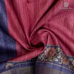 Fancy Tussar Sarees - Onion Pink SASFS36762 - Image 2