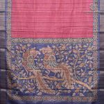Fancy Tussar Sarees - Onion Pink SASFS36762 - Image 4