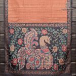 Fancy Tussar Sarees - Wood Brown SASFS36764 - Image 4