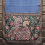 Fancy Tussar Sarees - Dusky Blue SASFS36765 - Image 4