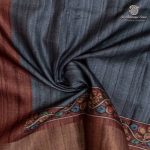 Fancy Tussar Sarees - Blue Grey SASFS36766 - Image 2