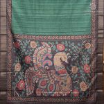 Fancy Tussar Sarees - Green SASFS36767 - Image 4