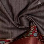 Fancy Tussar Sarees - Dark Grey SASFS36773 - Image 2