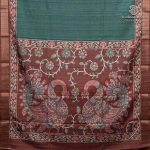 Fancy Tussar Sarees - Dark Green SASFS36776 - Image 4
