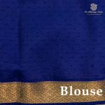 Semi Mysore Silk Sarees - Blue SASFS36779 - Image 3