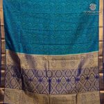 Semi Mysore Silk Sarees - Blue SASFS36779 - Image 4