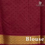 Semi Mysore Silk Sarees - Orange SASFS36782 - Image 3