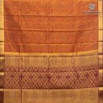 Semi Mysore Silk Sarees - Orange SASFS36782 - Image 4