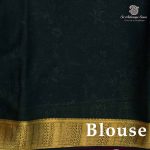 Semi Mysore Silk Sarees - Dark Maroon SASFS36783 - Image 3