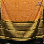 Semi Mysore Silk Sarees - Mustard Yellow SASFS36785 - Image 4