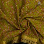 Semi Mysore Silk Sarees - Parrot Green SASFS36788 - Image 2