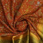 Semi Mysore Silk Sarees - Rust Orange SASFS36790 - Image 2
