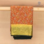 Semi Mysore Silk Sarees - Rust Orange SASFS36790