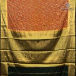 Semi Mysore Silk Sarees - Rust Orange SASFS36790 - Image 4
