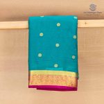 Semi Mysore Silk Sarees - Dark Aqua Green SASFS36792