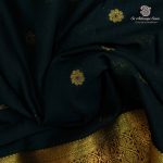 Semi Mysore Silk Sarees - Bottle Green SASFS36794 - Image 2
