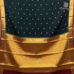 Semi Mysore Silk Sarees - Bottle Green SASFS36794 - Image 4
