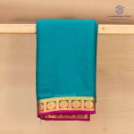 Semi Mysore Silk Sarees - Dark Aqua Green SASFS36797