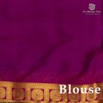 Semi Mysore Silk Sarees - Blue Grotto SASFS36798 - Image 3