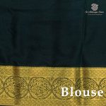 Semi Mysore Silk Sarees - Dark Maroon SASFS36800 - Image 3