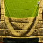 Semi Mysore Silk Sarees - Pea Green SASFS36801 - Image 4