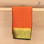 Semi Mysore Silk Sarees - Rust Orange SASFS36802